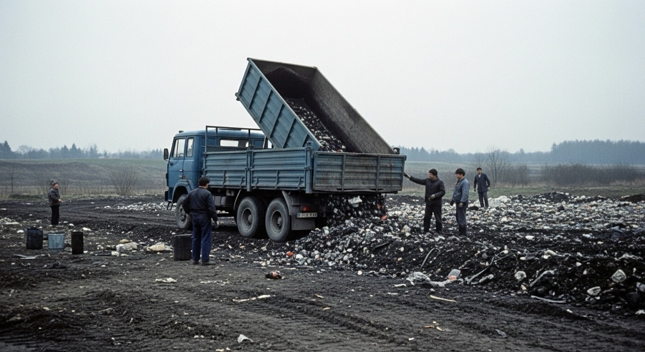 Pohľad na areál Chemko Strážske v časoch produkcie